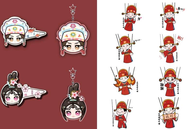 图5:线灵偶韵突击队设计的文创产品